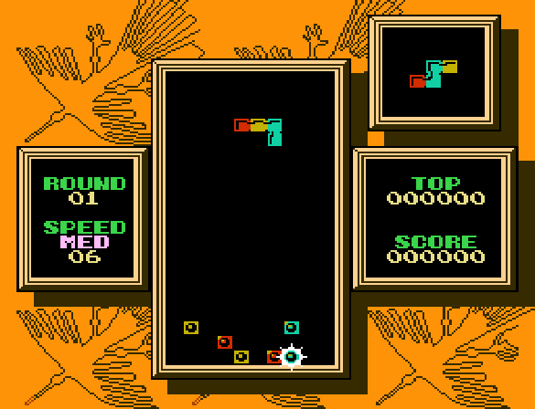 Tetris 2 - NES game screenshot (1993) by Nintendo
